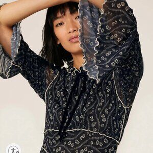 Anna Sui Posies Mesh Dress